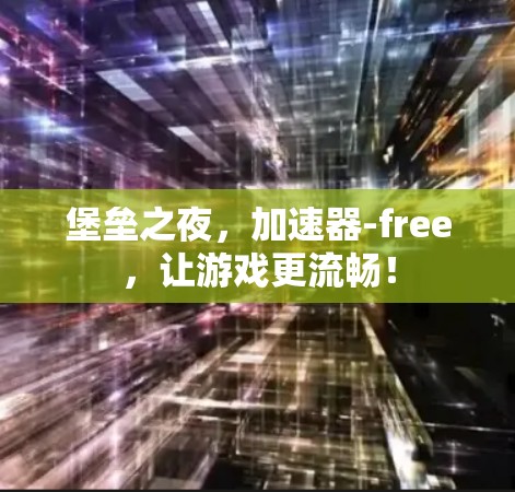 堡垒之夜，加速器-free，让游戏更流畅！