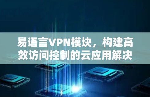 易语言VPN模块,构建高效访问控制的云应用解决方案 易语言VPN模块,构建高效访问控制的云应用解决方案