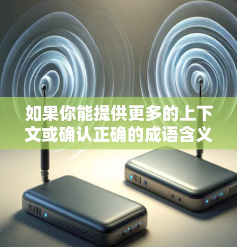 如果你能提供更多的上下文或确认正确的成语含义，我可以帮助你更准确地理解这个词的意思和用法