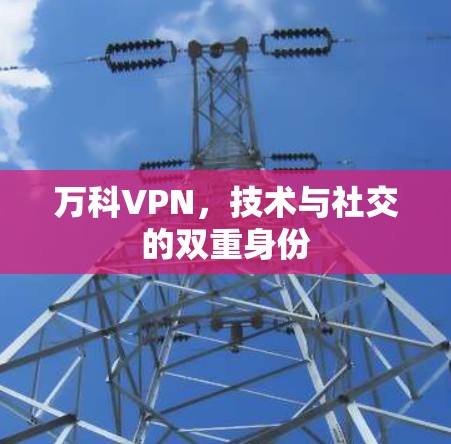 万科VPN,技术与社交的双重身份 万科VPN,技术与社交的双重身份