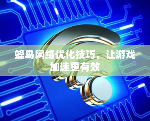 蜂鸟网络优化技巧,让游戏加速更有效 蜂鸟网络优化技巧,让游戏加速更有效