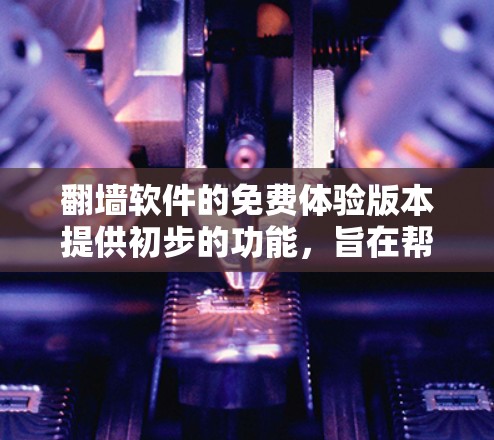 翻墙软件的免费体验版本提供初步的功能，旨在帮助用户初步了解网络配置和管理。以下是其主要内容及功能