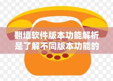 翻墙软件版本功能解析是了解不同版本功能的关键。以下是对主要功能的详细解析，涵盖版本号、操作系统、支持功能、安全性、功能模块、广告过滤、多语言支持、兼容性、网站类型、广告设置、技术支持、后台管理等方面