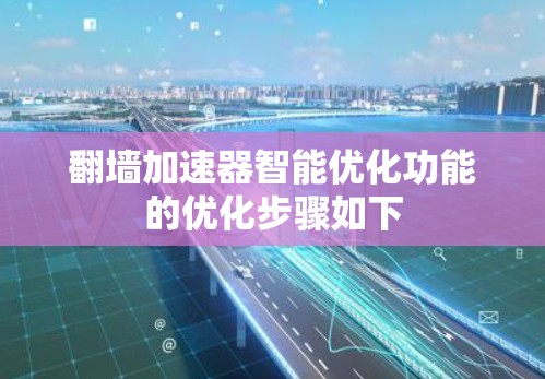 翻墙加速器智能优化功能的优化步骤如下 翻墙加速器智能优化功能的优化步骤如下