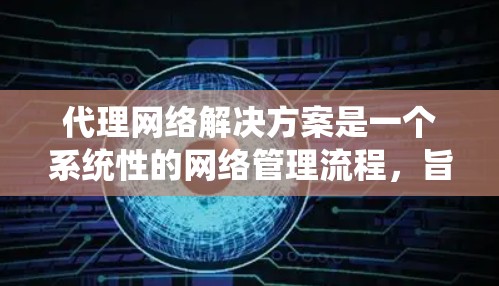 代理网络解决方案是一个系统性的网络管理流程,旨在通过网络连接到外部服务器或服务器资源。以下是其核心组成部分及其分析