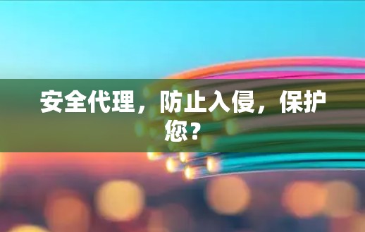 安全代理,防止入侵,保护您? 安全代理,防止入侵,保护您?
