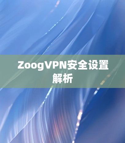 ZoogVPN安全设置解析